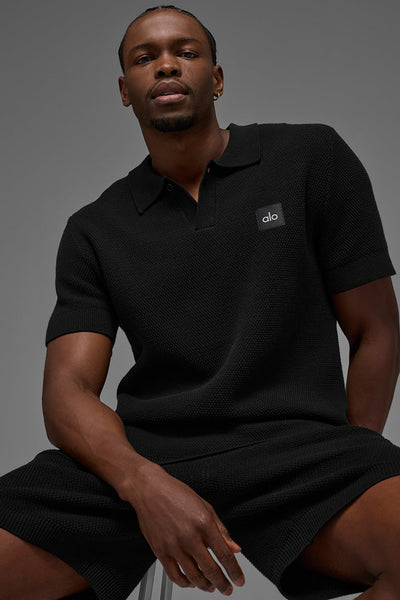 Sports Club Sweater Knit Polo