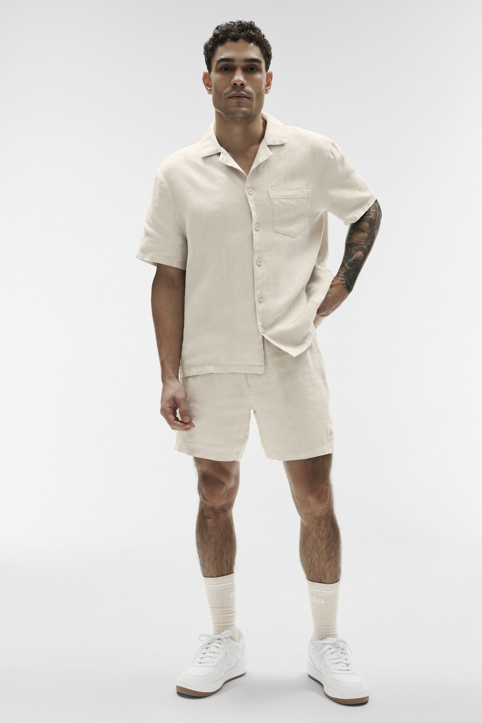 Linen Days Short Sleeve Button Up