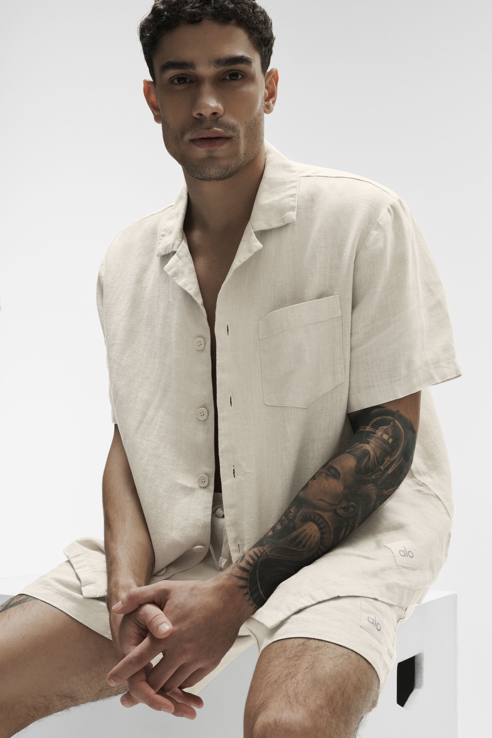 Linen Days Short Sleeve Button Up