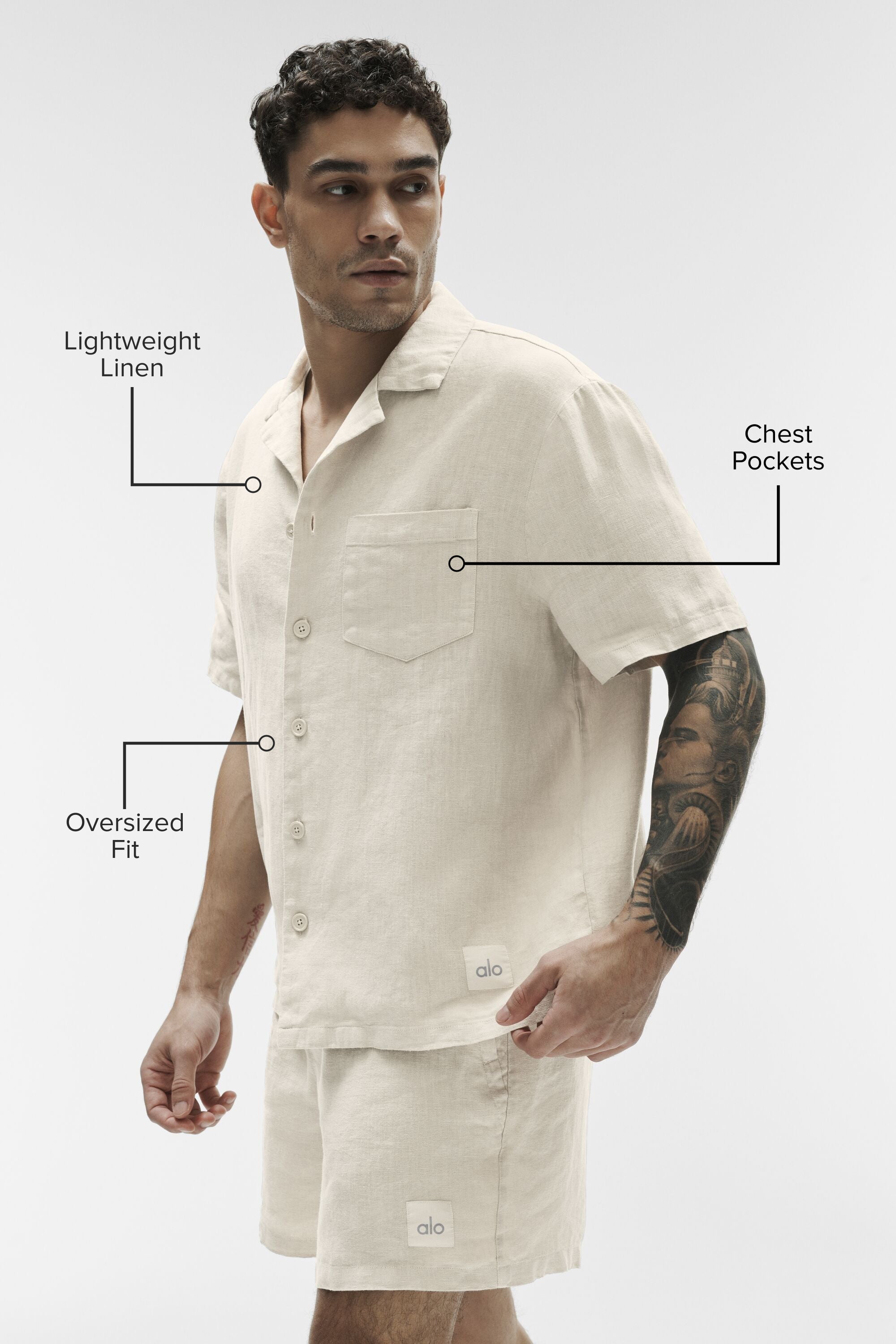 Linen Days Short Sleeve Button Up