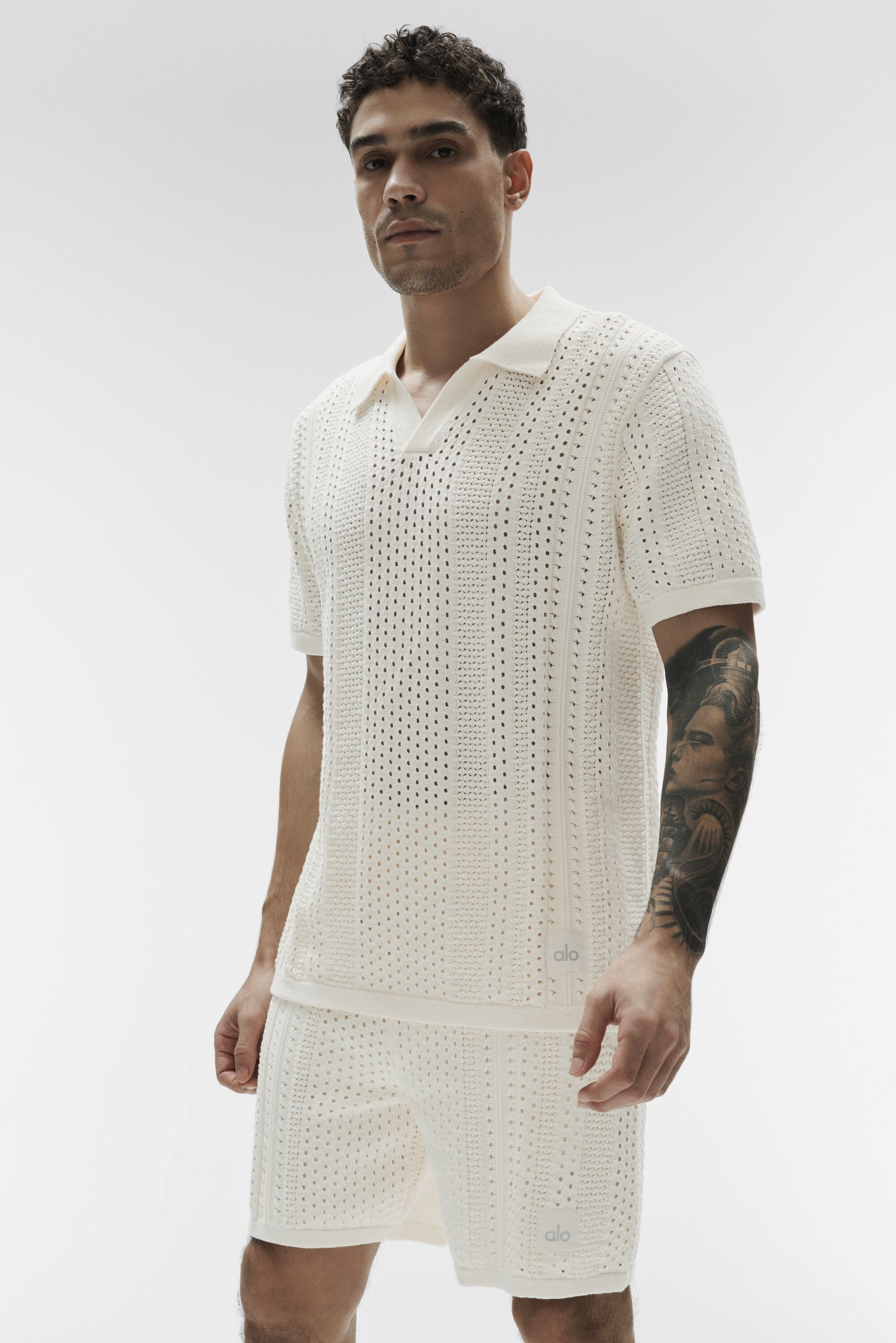 Coastline Knit Short Sleeve Polo