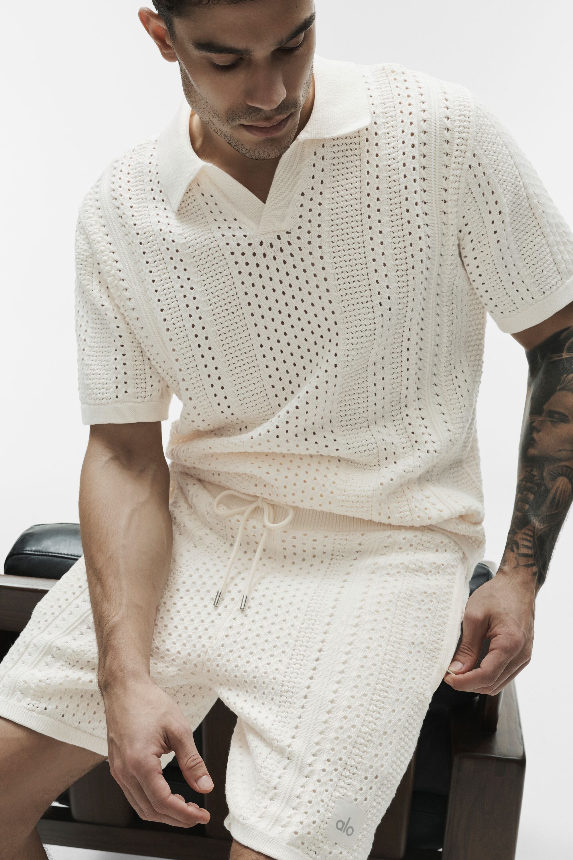 Coastline Knit Short Sleeve Polo