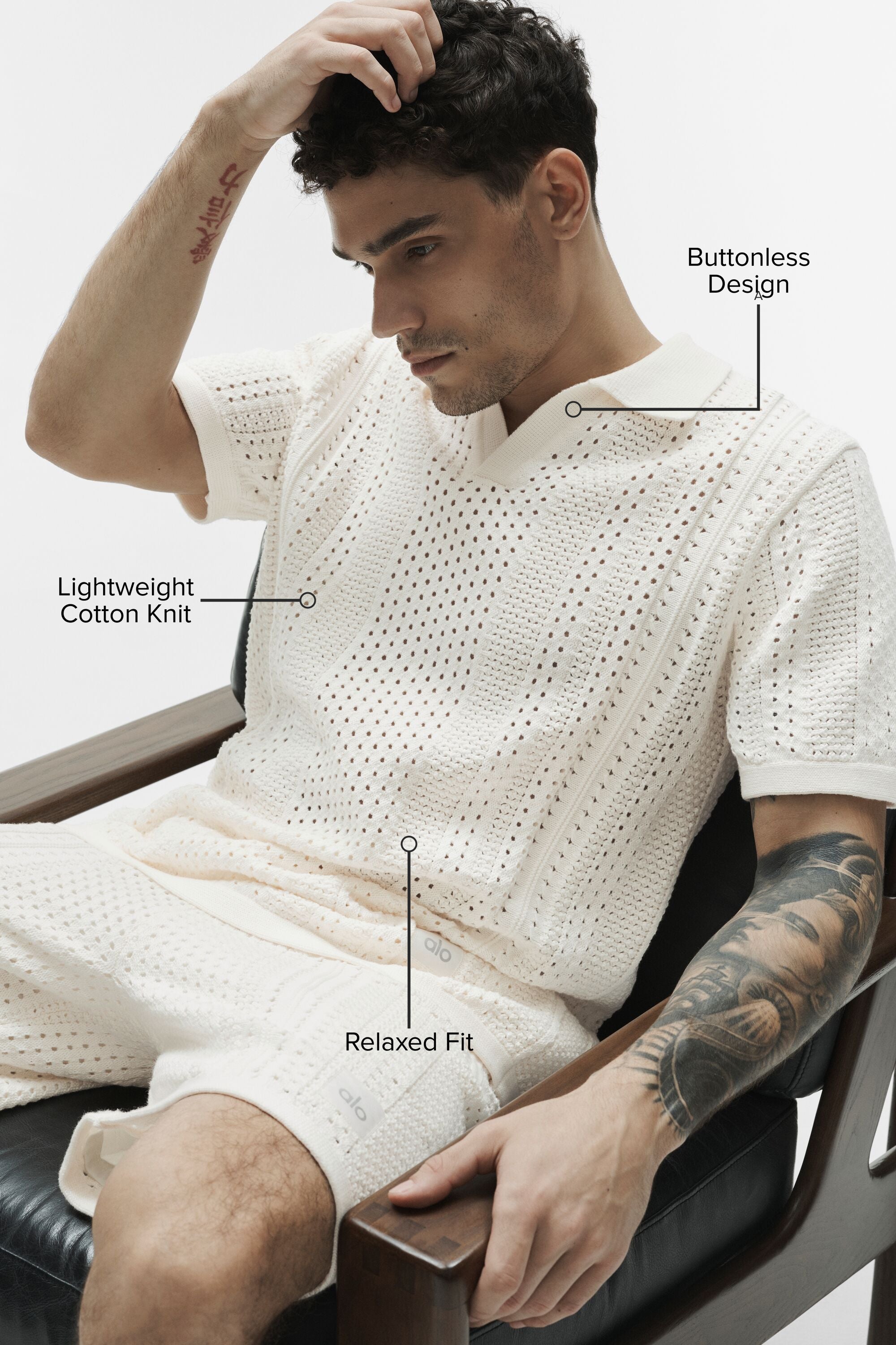 Coastline Knit Short Sleeve Polo