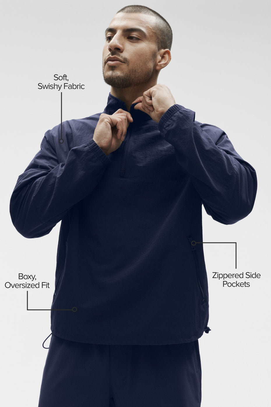 Light Weight Takeaway Track Pullover