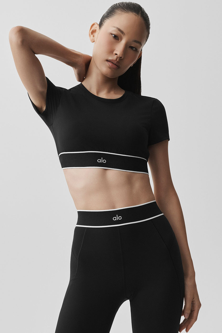 ALO Softsculpt Amp It Up Short Sleeve Bra